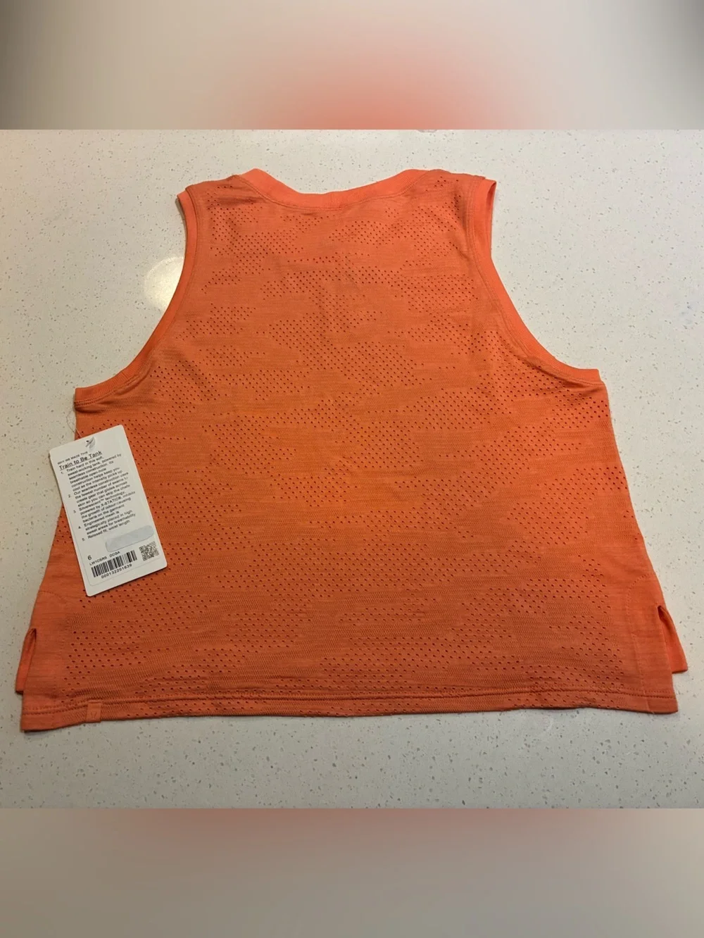 🆕 Lululemon Train to Be Tank Top *Camo in Dot Camo Golden Apricot Size 6